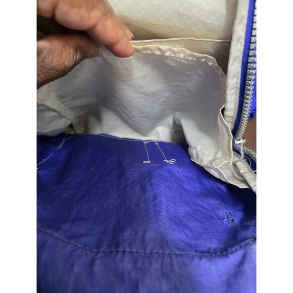 Kipling Blue Nylon Backpack Adjustable Straps Front Zipper Pocket & Spacious Int - Picture 8 of 13